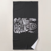 Home Legendary Gorilla Lessons Learn Beach Towel Strandlaken (Voorkant)