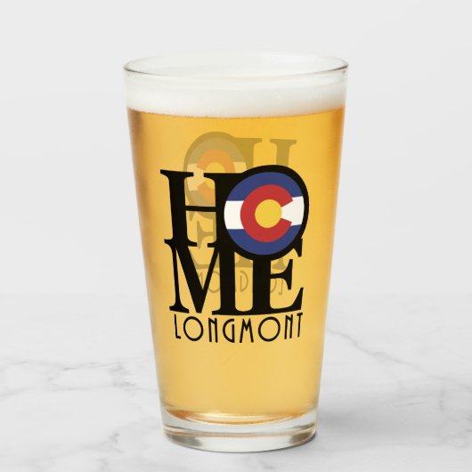 HOME Longmont CO Glas (Achterkant gevuld)