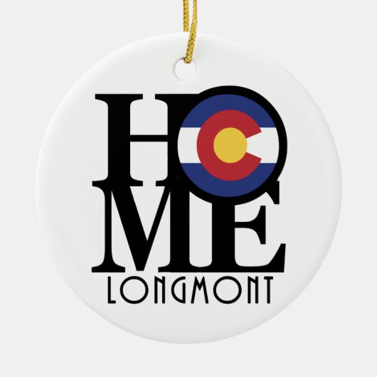 HOME Longmont Keramisch Ornament (Voorkant)
