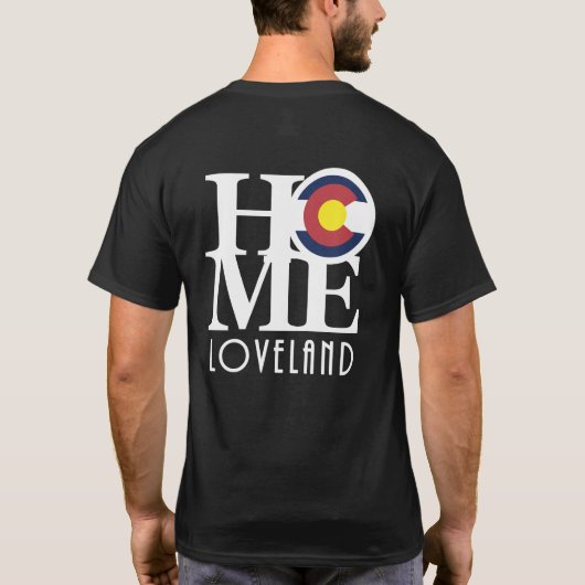 HOME Loveland CO T-shirt (Achterkant)