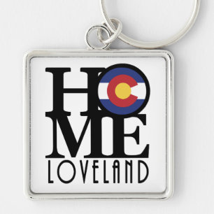 HOME Loveland Colorado Sleutelhanger