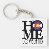 HOME Loveland Colorado Sleutelhanger (Voorkant)
