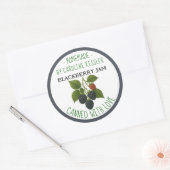Home Made Blackberry Jam Canning Label Sheet (Envelop)