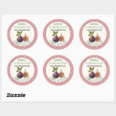 Home Made Fig Preserves Canning Label Sheet (Vel)