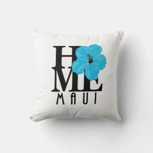 HOME Maui Blue Hibiscus Kussen