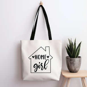 Home Meisje Vastgoed Canvas tas