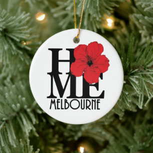 HOME Melbourne Florida Keramisch Ornament