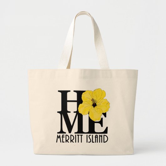 HOME Merritt Island Grote Tote Bag (Voorkant)