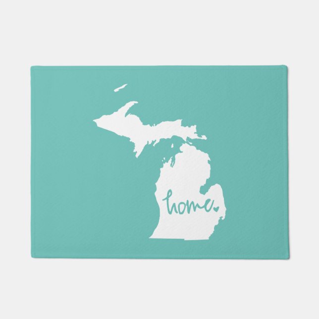 Home Michigan Custom Color Deurmat (Voorkant)