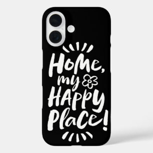 HOME mijn gelukkige plek! Plaats: blijf veilig iPhone 16 Hoesje