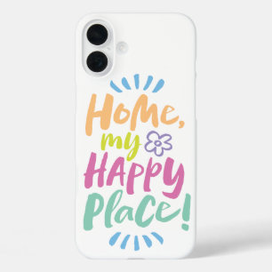 HOME mijn gelukkige plek! Plaats van de container iPhone 16 Plus Hoesje