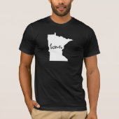 Home Minnesota - Aangepaste kleur T-shirt (Voorkant)