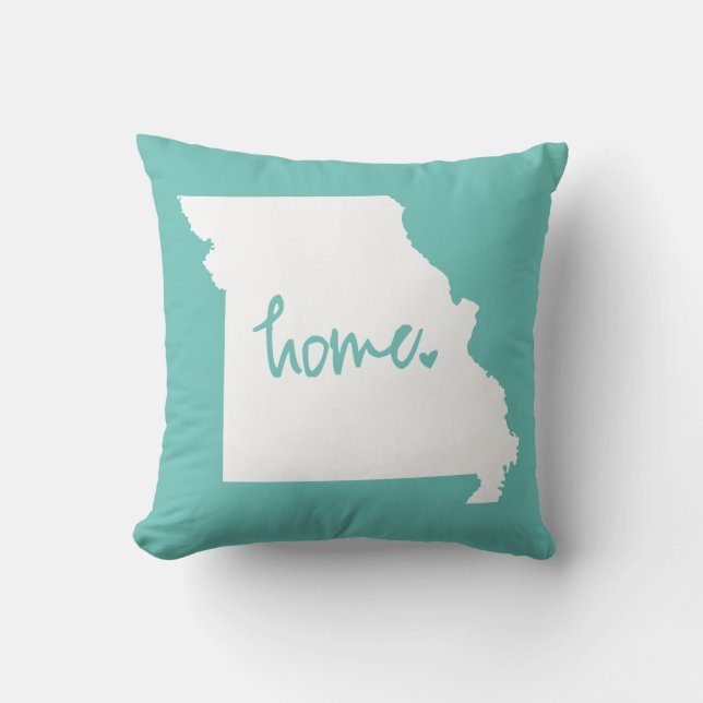 Home Missouri Aangepaste kleur Kussen (Voorkant)