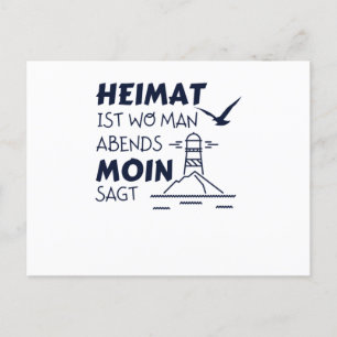 Home Moin Lighthouse Seagull North Zee Briefkaart