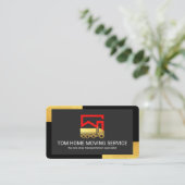 Home Movers On Black Gold Corners Visitekaartje (Staand voorkant)