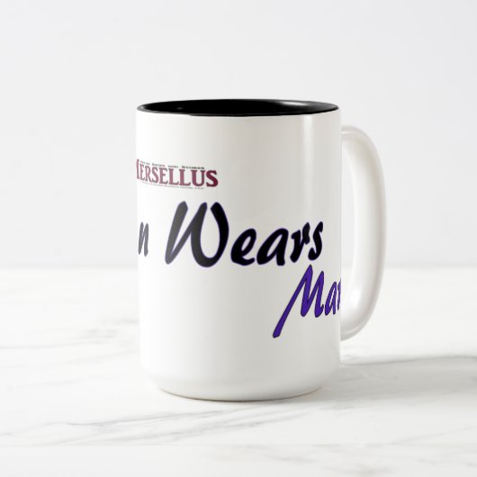 Home n Wears Logo Tweekleurige Koffiemok (Voorkant rechts)