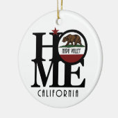 HOME Napa Valley California Keramisch Ornament (Links)