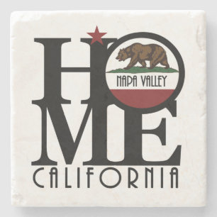 HOME Napa Valley California Stenen Onderzetter