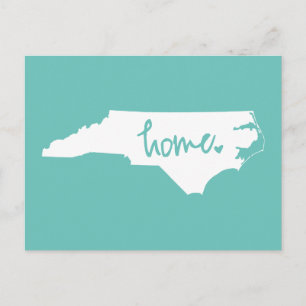 Home North Carolina Custom Color Briefkaart