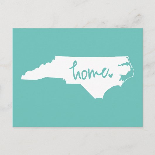 Home North Carolina Custom Color Briefkaart (Voorkant)