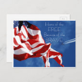 Home of the Free beroemd gemaakt door The Brave Br Briefkaart (Voorkant / Achterkant)