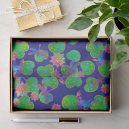 Home on the Water Midnight Tissuepapier