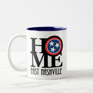 HOME Oost Nashville 11oz Tweekleurige Koffiemok