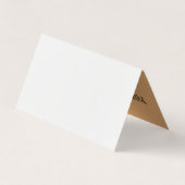 Home op de Range  Cowboy Old West Visitekaartjes (Achterkant)