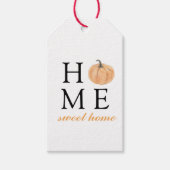 Home | Oranje pompoen | Herfst Seizoen Cadeaulabel (Voorkant)