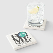 HOME Ottawa Stenen Onderzetter (Zijkant)