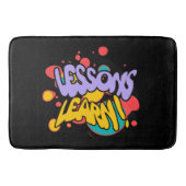 HOME PAINT SPLASH LESSONS LEARN BATH MAT  (Voorkant)