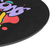 HOME PAINT SPLASH LESSONS LEARN CUTTING BOARD  SNIJPLANK (Hoek)