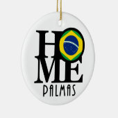 HOME Palmas Keramisch Ornament (Rechts)