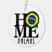 HOME Palmas Keramisch Ornament (Links)