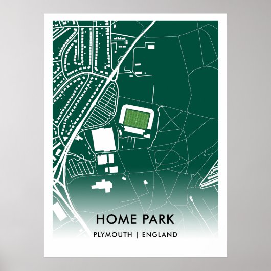 Home Park Poster - Home of Plymouth Argyle FC, Eng (Voorkant)