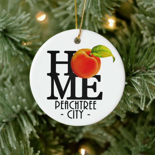HOME Peachtree City Keramisch Ornament (Boom)