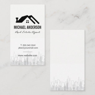 Home pictogram   Stedelijke skyline  Visitekaartje