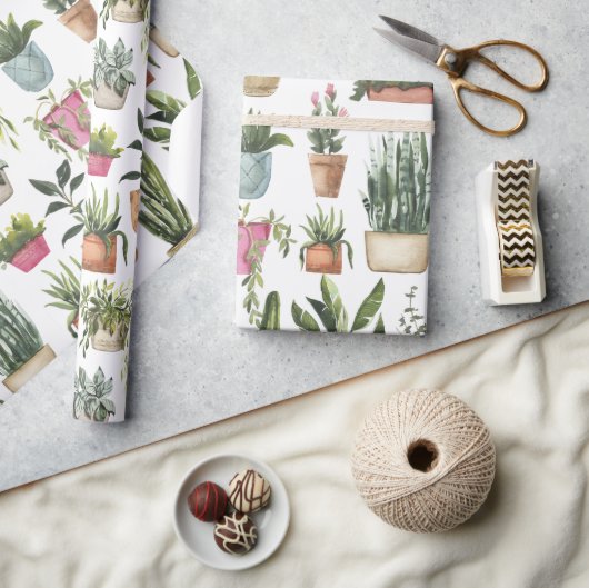 Home Planten inpakpapier (Crafts)