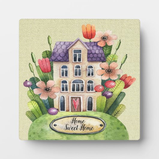 Home Plaque Fotoplaat (Voorkant)