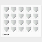 Home Plate Vierkante Sticker (Vel)