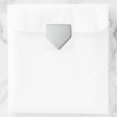 Home Plate Vierkante Sticker (Tas)