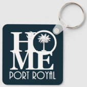 HOME Port Royal South Carolina Sleutelhanger (Achterkant)