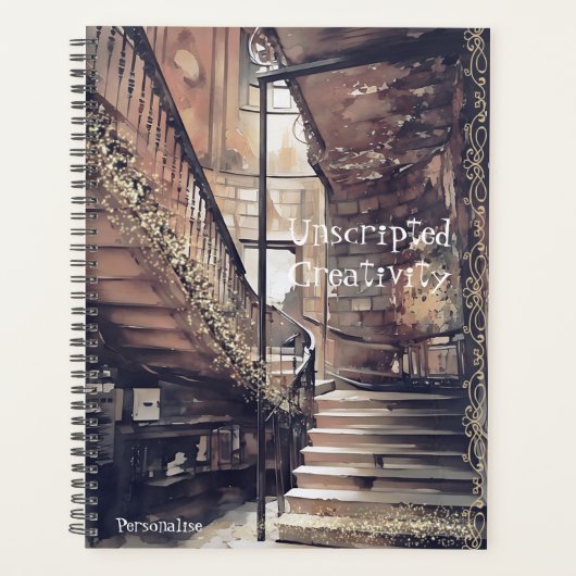  Home Positieve Creativiteit Quote Journal Planner (Voorkant)