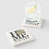 HOME Poteau Stenen Onderzetter (Zijkant)