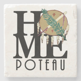 HOME Poteau Stenen Onderzetter