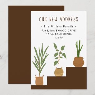 Home Potted Planten Nieuwe adreswijziging Aankondi