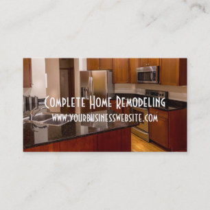 Home remodeling Mill-work Construction Visitekaartje