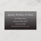 Home Remodeling Visitekaartje (Achterkant)