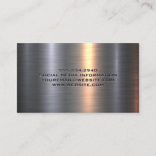 Home Renovaties | Bouwgereedschap | Kleur Visitekaartje (Achterkant)