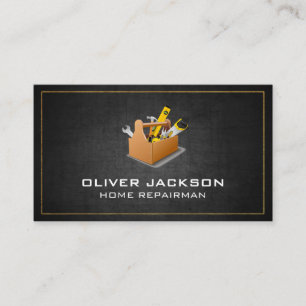 Home Renovaties   gereedschapskist voor reparateur Visitekaartje